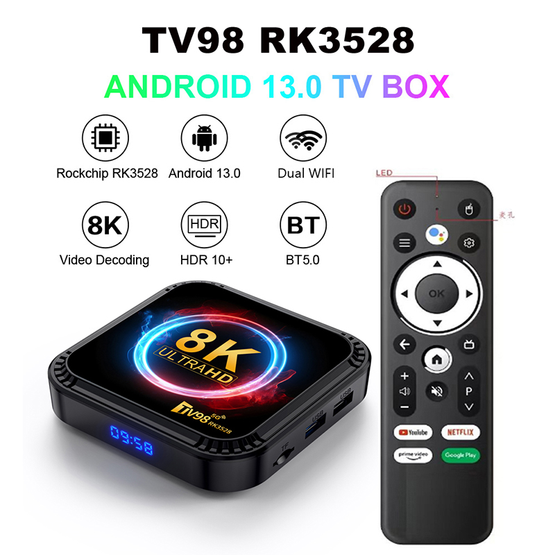 Radxa Rock 5B 16Gb - TV98 RK3528 TV Box Android 13